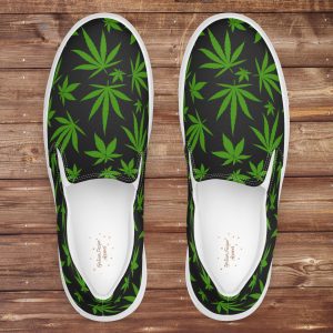 Cannabis Sneakers For Men 420 Lifestyle Canvas Slip